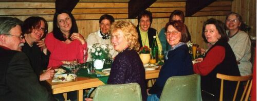 Die Spieler der Grumbacher Puppenbühne