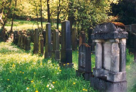alle Gräber sind nach Osten gerichtet